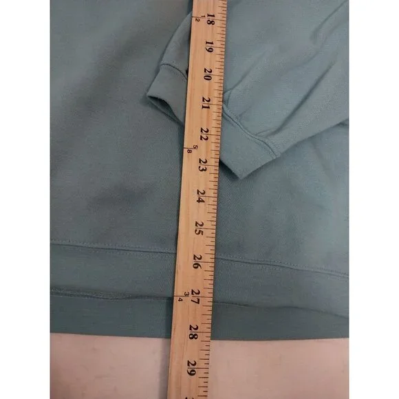 BLAIR Sweater Cardigan Blue Button Front Embroidered Sz 2XL - Picture 10 of 12